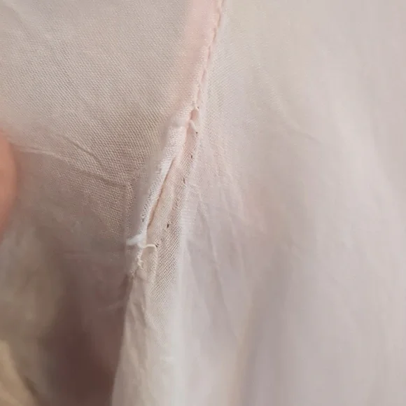 Johnny Was Blush Pink Embroidered Floral Lace Short Sleeve Tunic Top – Medium - Picture 4 of 11